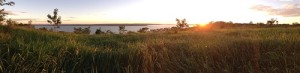 panoramic view from the land