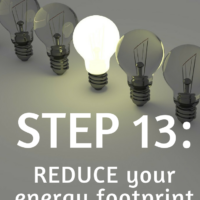 Step 13: Reduce your energy footprint. This post is part of a 30 days series called the 30 steps program to financial independence.