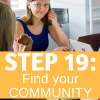 Step 19 Find your community