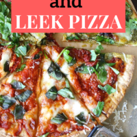 Today, I will share how to make a spinach and leek pizza on a budget!