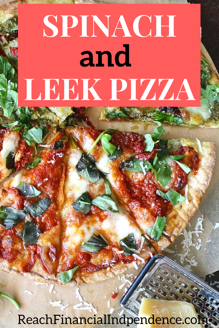 I love making pizza because it is super easy and making the dough from scratch I can control what I put in, so it is much healthier. It is a perfect recipe for my friends on a frugal grocery challenge as well as the vegetarians out there, you can skip the cheese if you like.