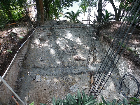 the room's foundations