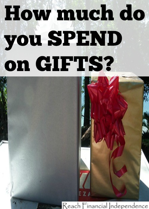 you spend on gifts