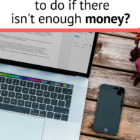 Being in a situation where there isn't enough money is very hard and challenging. But you can find options to avoid getting deeper into debt.