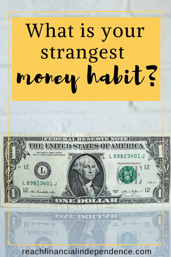 What is your strangest money habit? Have you tried to split tab?  I will generally pick it up, independently of your sex, unless you beat me to it first. But I hate ruining a nice moment by figuring out who owes what. #frugaltips #moneyhabit 