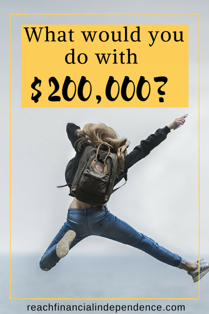 What would you do with $200,000? It was pretty unexpected but I sold an investment recently, and with another one coming to term, the insurance money from the investment gone wrong, and some decent online income, I now have quite a bit of cash and don’t know what to do. #financialindependence #financialfreedom
