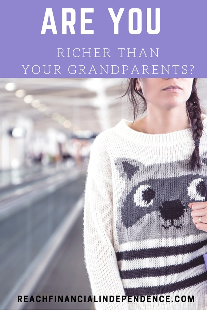 ARE YOU RICHER THAN YOUR GRANDPARENTS