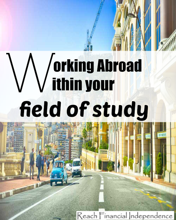 Working abroad within your field of study