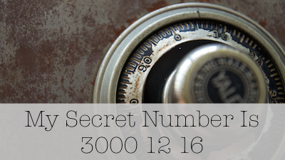 My Secret Number