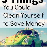 3 Things You Could Clean Yourself to Save Money