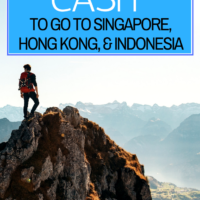How I Paid Cash to Go to Singapore, Hong Kong, & Indonesia. If you want to travel more, then I hope this will encourage you to start putting together your plan today so that you can experience all that travelling the world has to offer sooner rather than later.