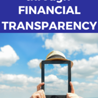 Self-Satisfaction through Financial Transparency. The only way to create a list of “Best Practices” for personal finances, is by creating an atmosphere of financial transparency. #financialliteracy #personalfinance